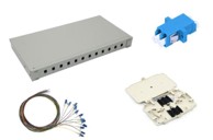 NFO Patch panel 1U 19", singlemode, set